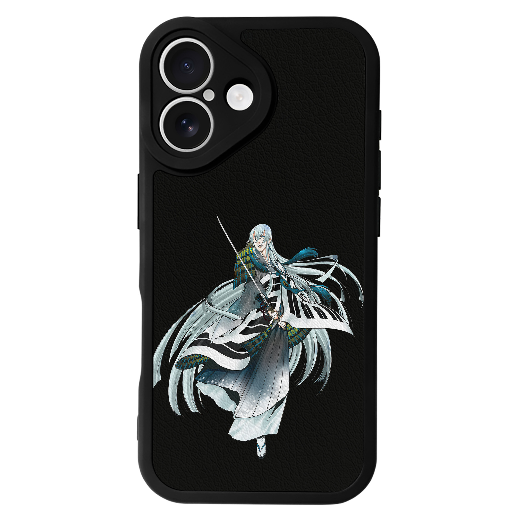 （画像用） 刀剣乱舞 Touken Ranbu 【iPhone 16シリーズ対応】シリコンスマホケース（レザー調） 材質：シリコン